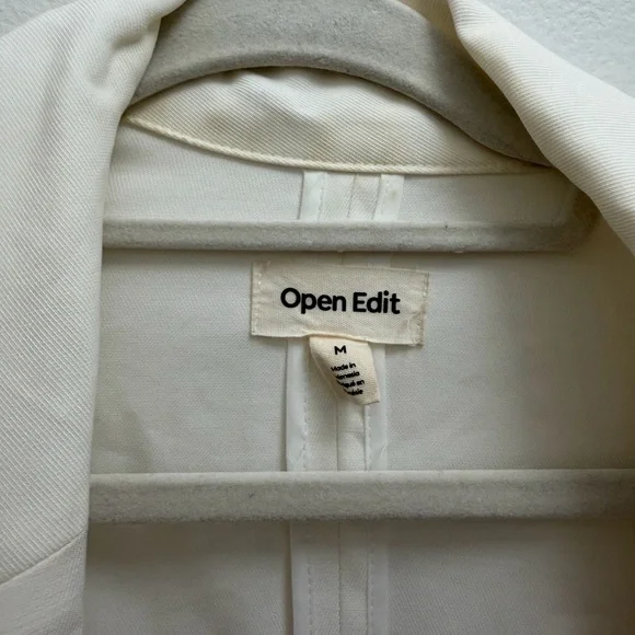 Open Edit White Blazer - Picture 2 of 9